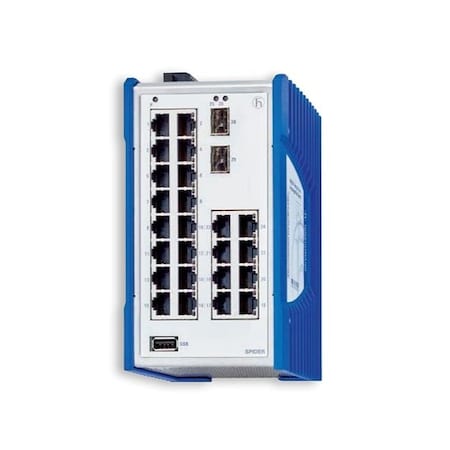 Hirschmann SPIDER-PL-20-24T1Z6Z699TY9HHHV - Industrial Ethernet Switch, 24 x 10/100Base-TX,  942141037